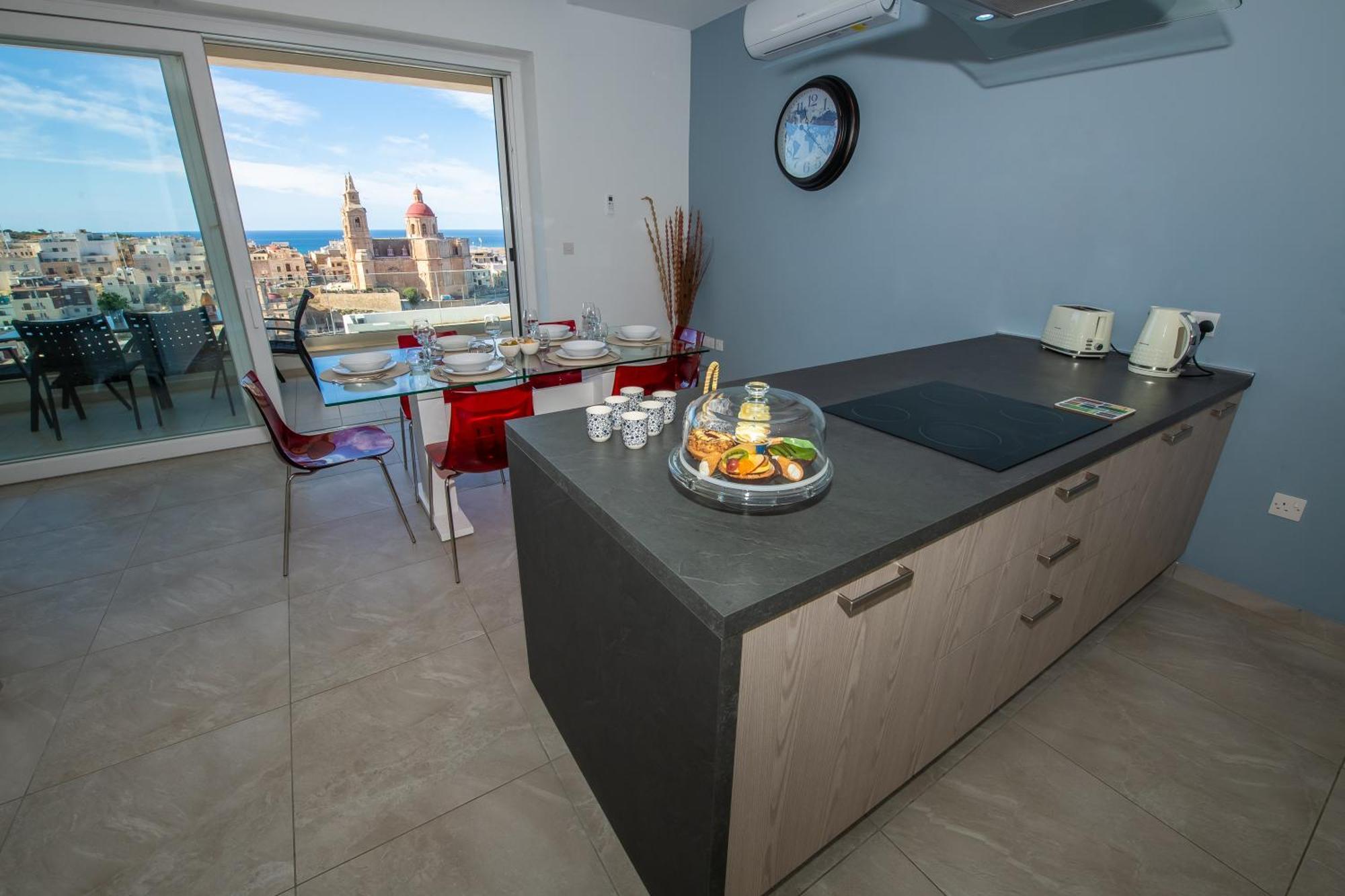 Clifftop Modern Apartment Mellieħa Exteriér fotografie