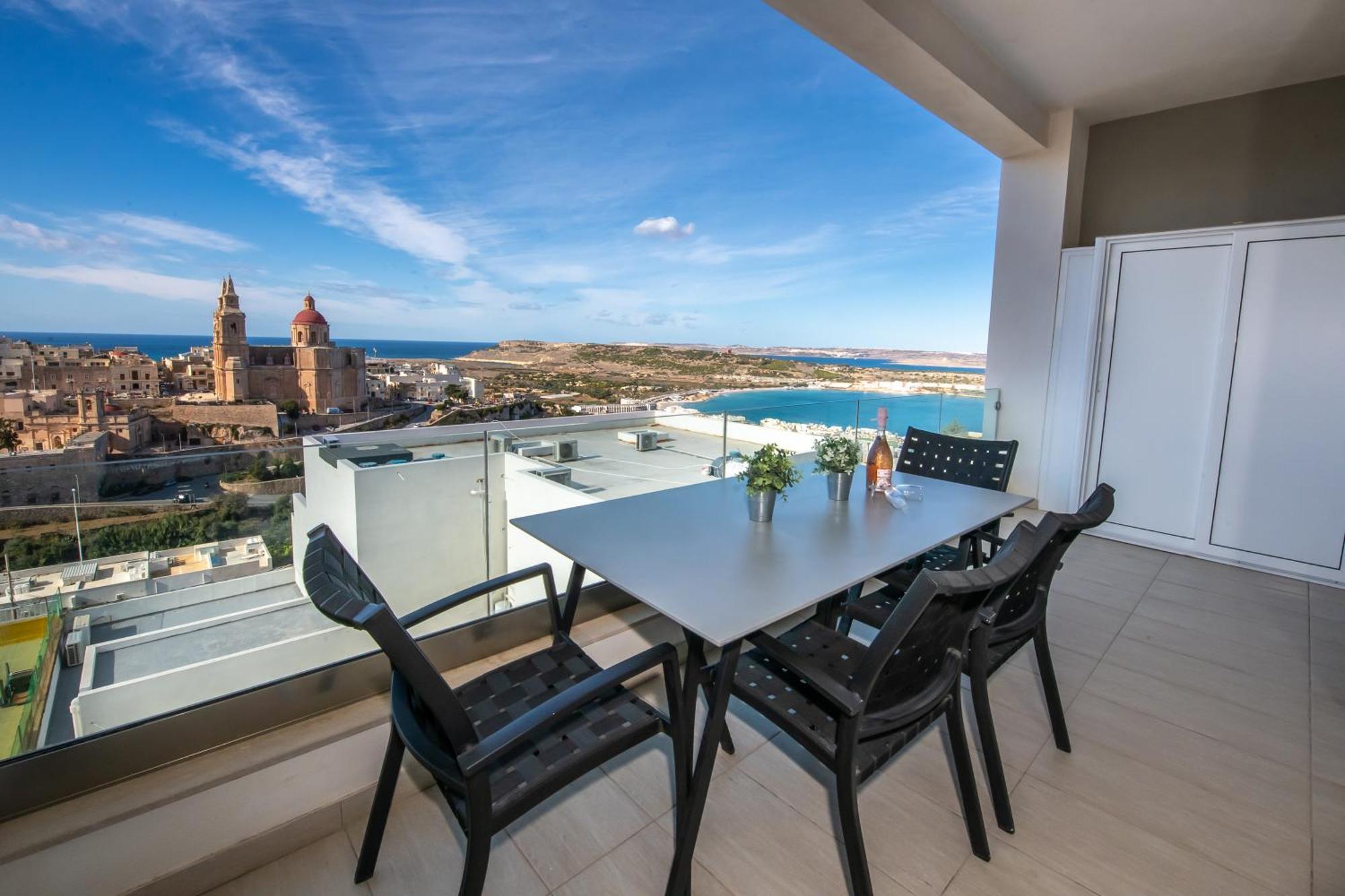 Clifftop Modern Apartment Mellieħa Exteriér fotografie