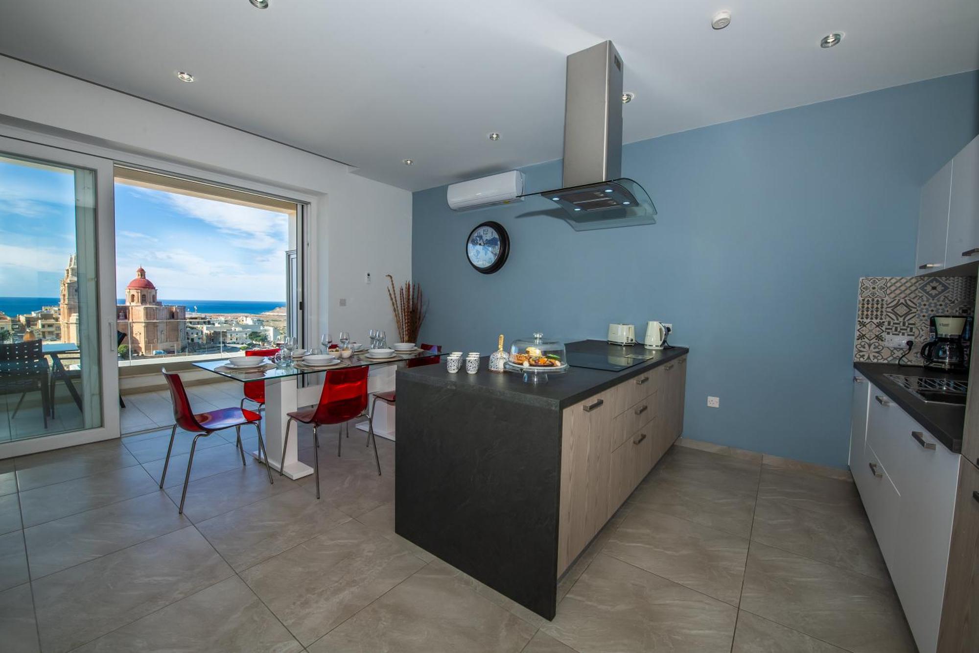 Clifftop Modern Apartment Mellieħa Exteriér fotografie