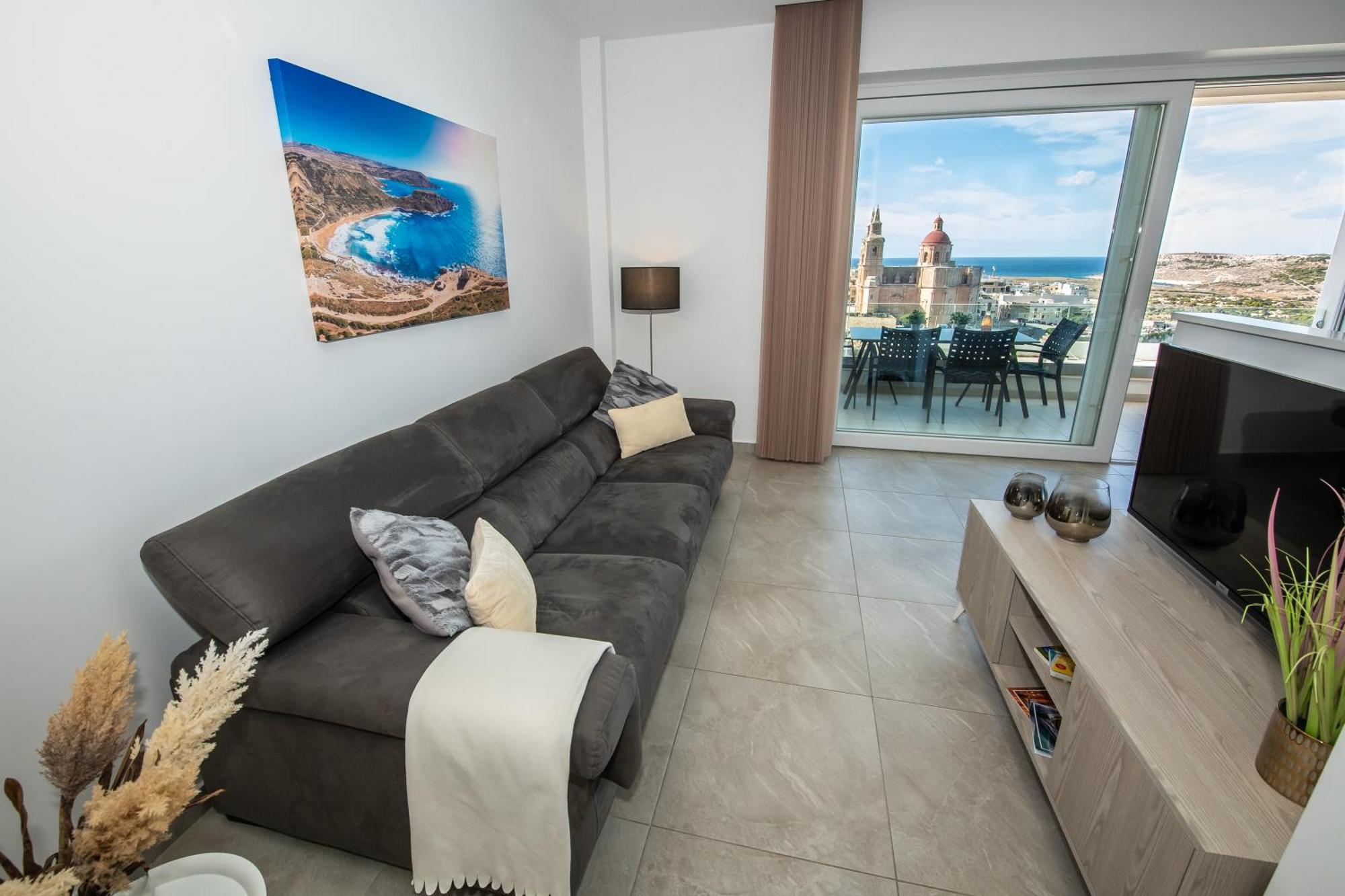 Clifftop Modern Apartment Mellieħa Exteriér fotografie